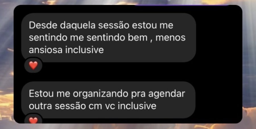 Depoimento de paciente