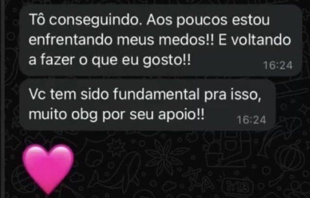 Depoimento de paciente